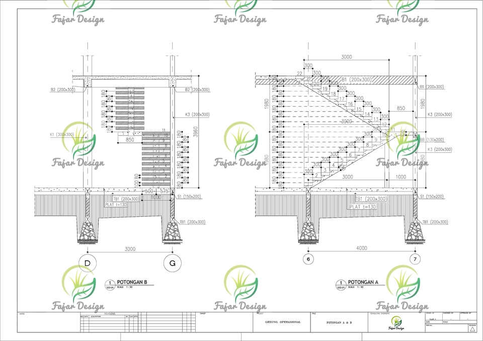 CAD Drawing - Desain Bangunan Atau Gambar Kerja Dalam Bentuk 2D - 10