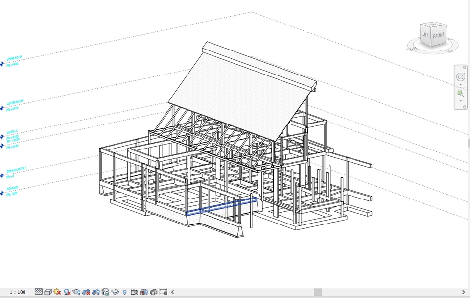 3D & Perspektif - Gambar Kerja Dengan Software Revit - 4