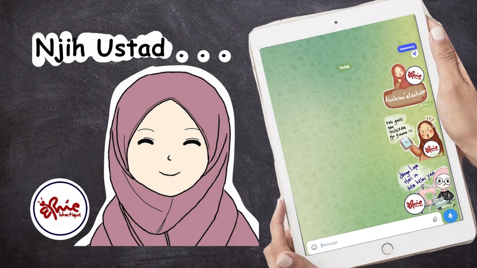 Stiker LINE - BRANDING STICKER UNTUK whatsapp, telegram,instagram,line - 9