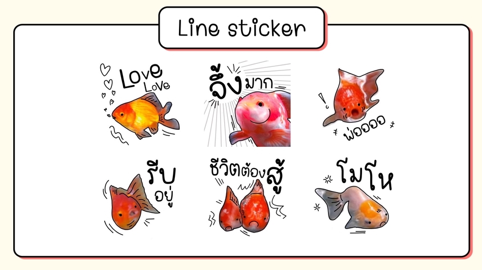 ออกแบบ LINE Sticker - สติ๊กเกอร์ไลน์จากรูปถ่าย sticker lineรูปตัวเอง/เพื่อน/สัตว์เลี้ยง/อื่นๆ - 6