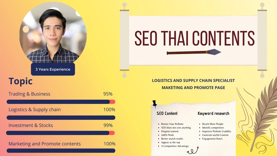 เขียนบทความ - เขียนบทความหรือบทวิเคราะห์ทางธุรกิจ โลจิสติกส์ หุ้น การลงทุน เศรษฐกิจ - 1