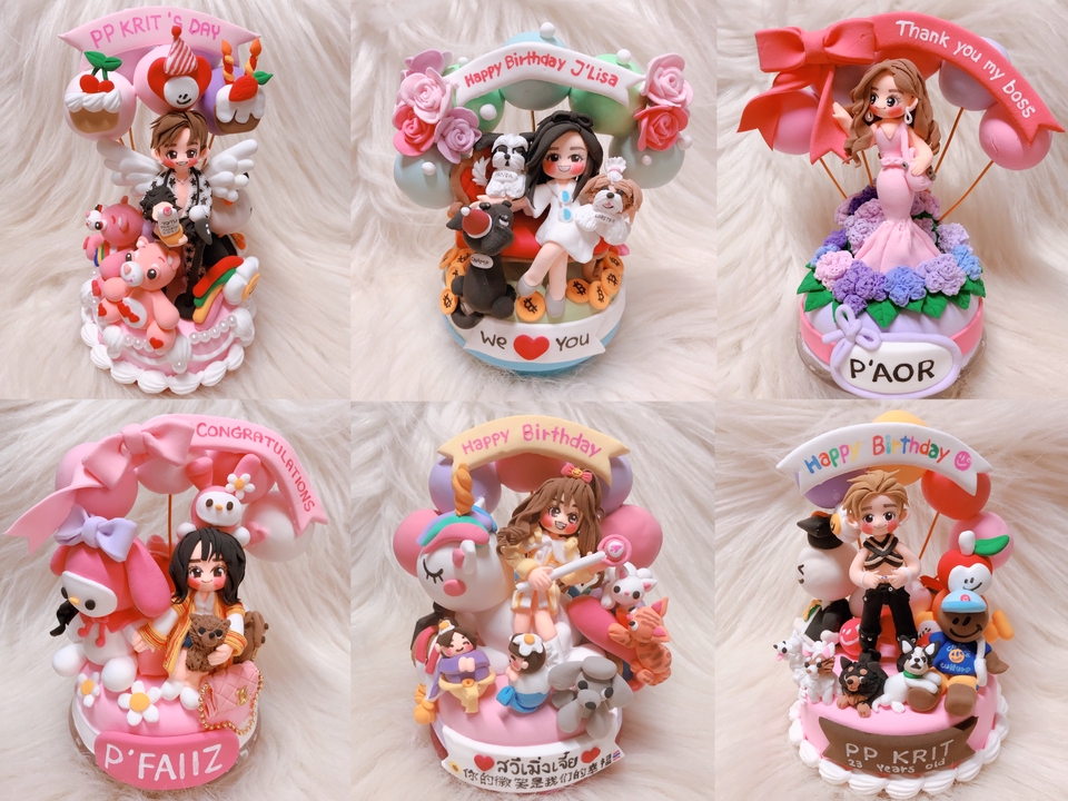 ของขวัญแฮนเมด วันเกิด  ตุ๊กตาปั้นดินน้ำมัน  งาน handmade