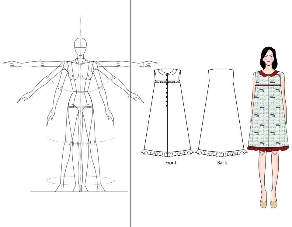Gambar dan Ilustrasi - Fashion Illustration & Technical Drawing - 7