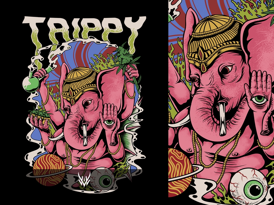 Gambar dan Ilustrasi - DESAIN ILUSTRASI MERCHANDISE, APPAREL,SKATE DESIGN, CLOTHINGLINE - 4