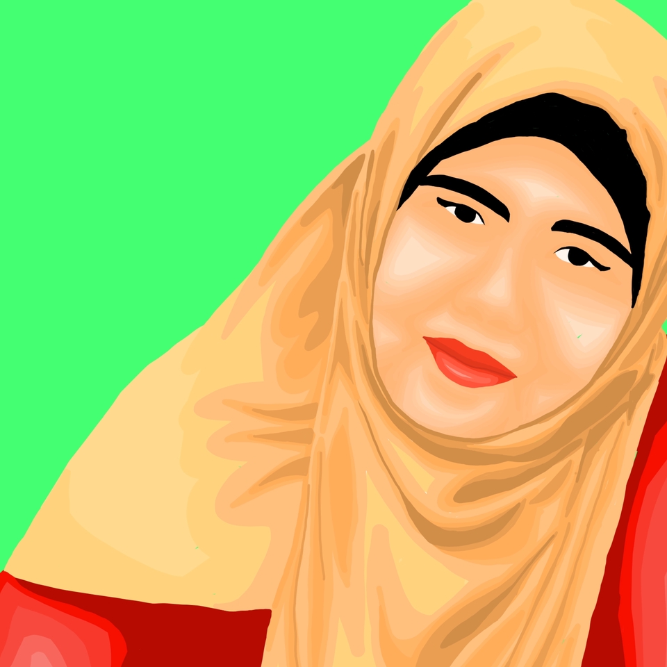 Gambar Potret - Face Vector/ Kartun Wajah - 3