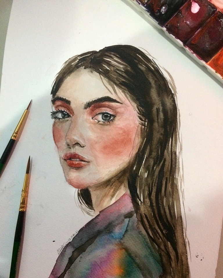 วาดภาพเหมือน Portrait - ภาพเหมือนตามอารมณ์ - 8