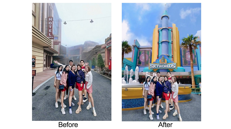 รับแต่งรูปภาพ ปรับแสงสีภาพก่อนหลัง ด้วยโปรแกรม photoshop รีทัชภาพให้สวยคมชัด