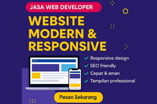 Jasa Pembuatan Website Terbaik dan Profesional - 🔥 [PROMO] Landing Page Keren Rp300rb! ✔️ Mobile-Friendly ✔️ Siap 3 Hari ✔️ KUOTA 5 SPOT LEFT!