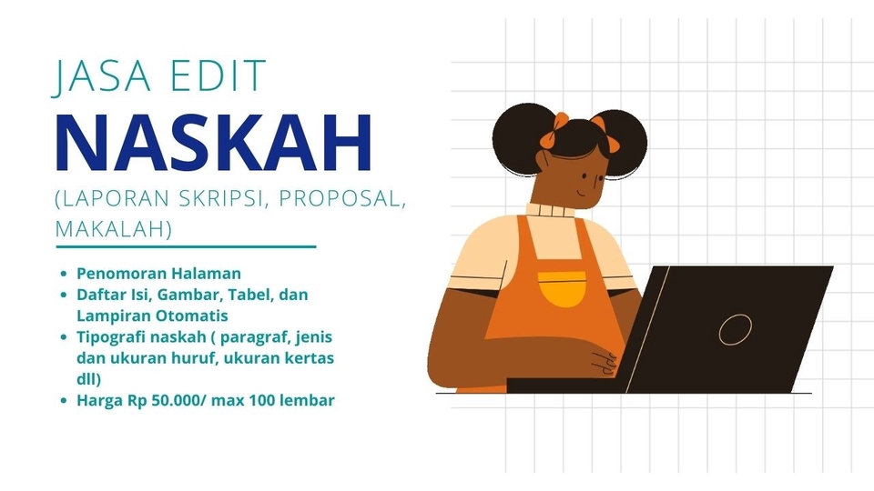 Pengetikan Umum - Jasa Edit Naskah ( Laporan Skripsi, Proposal, dan Makalah) - 1