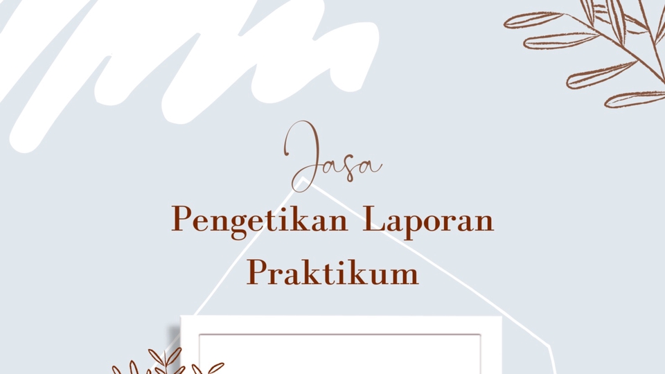 Jasa Lainnya - Pembuatan Laporan Hasil Praktikum Mahasiswa Biologi - 1