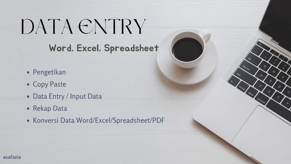 Entri Data - DATA ENTRY (Word, Excel, Spreadsheet) || VIRTUAL ASSISTANT - 1