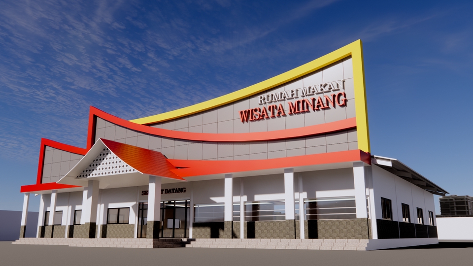 3D & Perspektif - DESAIN RUMAH, KAFE, KANTOR DAN LAINNYA. JASA HARGA MURAH - 10