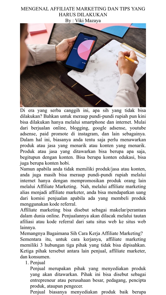 Penulisan Konten - PENULISAN KONTEN ARTIKEL, SCRIPT, COPYWRITING, DLL. 2 HARI JADI - 21