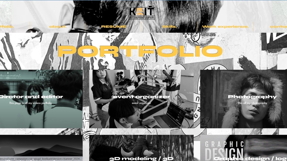 รับทำพอร์ตโฟลิโอ ออกแบบโปรไฟล์ บริการครบวงจร