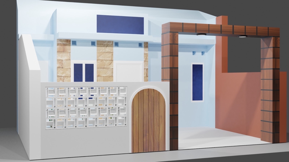 Jasa Desain Eksterior 3D Rumah Minimalis Modern, Desain Rumah Minimalis Sederhana, Jasa Arsitek, Desain Rumah, Desain Eksterior, Jasa Gambar 3D Rumah