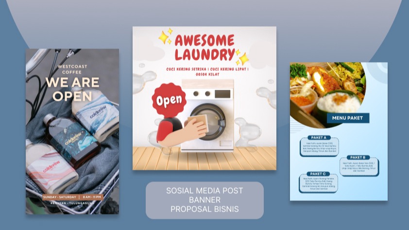 Banner Online - SOSIAL MEDIA DESAIN (INSTAGRAM, BANNER ONLINE, ADS) - 1