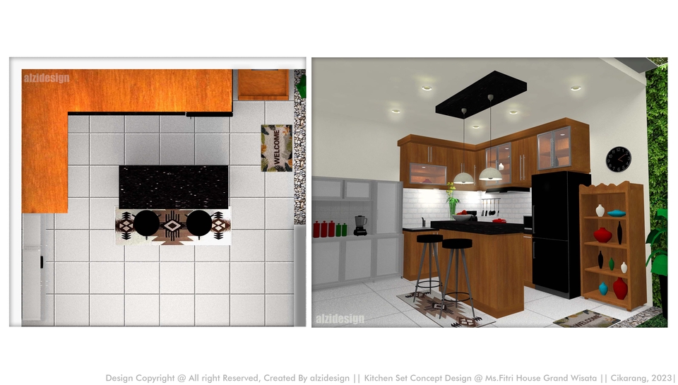 3D & Perspektif - DESAIN INTERIOR 3D Retail & Residence 50 K ( NEGO )  - 27