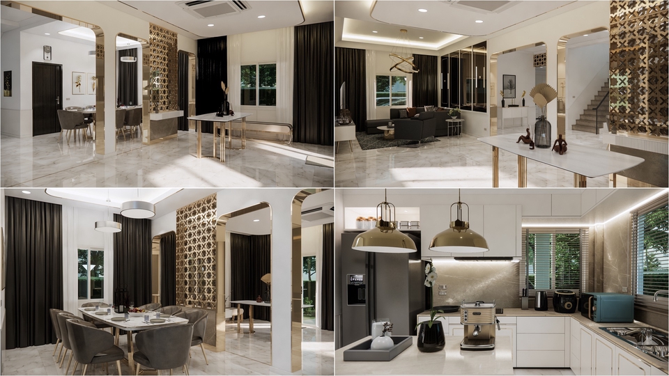 ออกแบบตกแต่งภายในและภายนอก - รับออกแบบงานภายนอก และงานภายใน (Exterior Facade Design & Interior Decoration Design) - 1