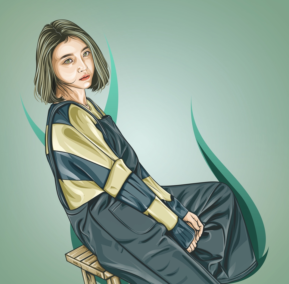 Gambar dan Ilustrasi - Ilustrasi Kartun atau Vector Wajah - 8