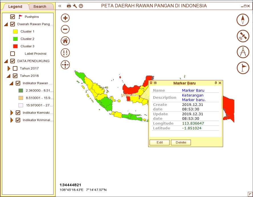 Aplikasi Desktop - Aplikasi Perpetaan Interaktif & Dinamis - - 3