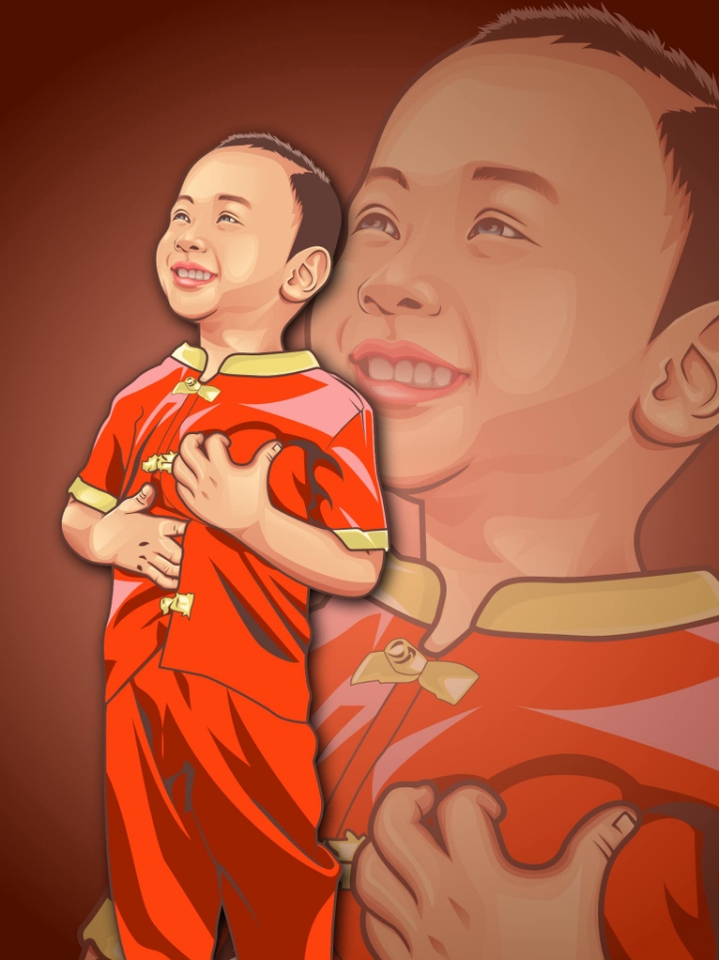 วาดภาพเหมือน Portrait - Portrait Vector ART - 15