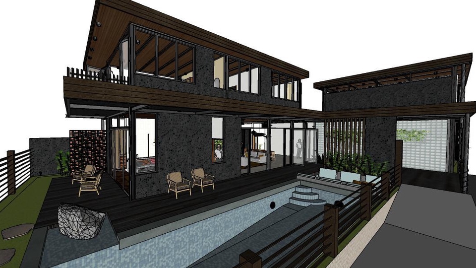 Jasa Desain Studio Podcast Minimalis Online - Jasa 3D Rendering Arsitektur 