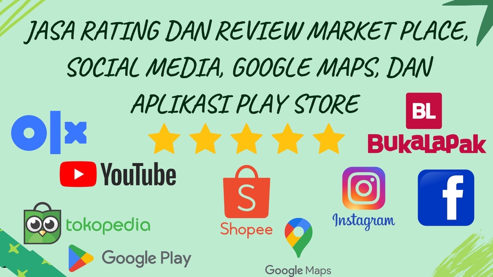 Memberi Review - JASA RATING DAN REVIEW MARKET PLACE, SOCIAL MEDIA, GOOGLE MAPS, DAN APLIKASI PLAY STORE - 1