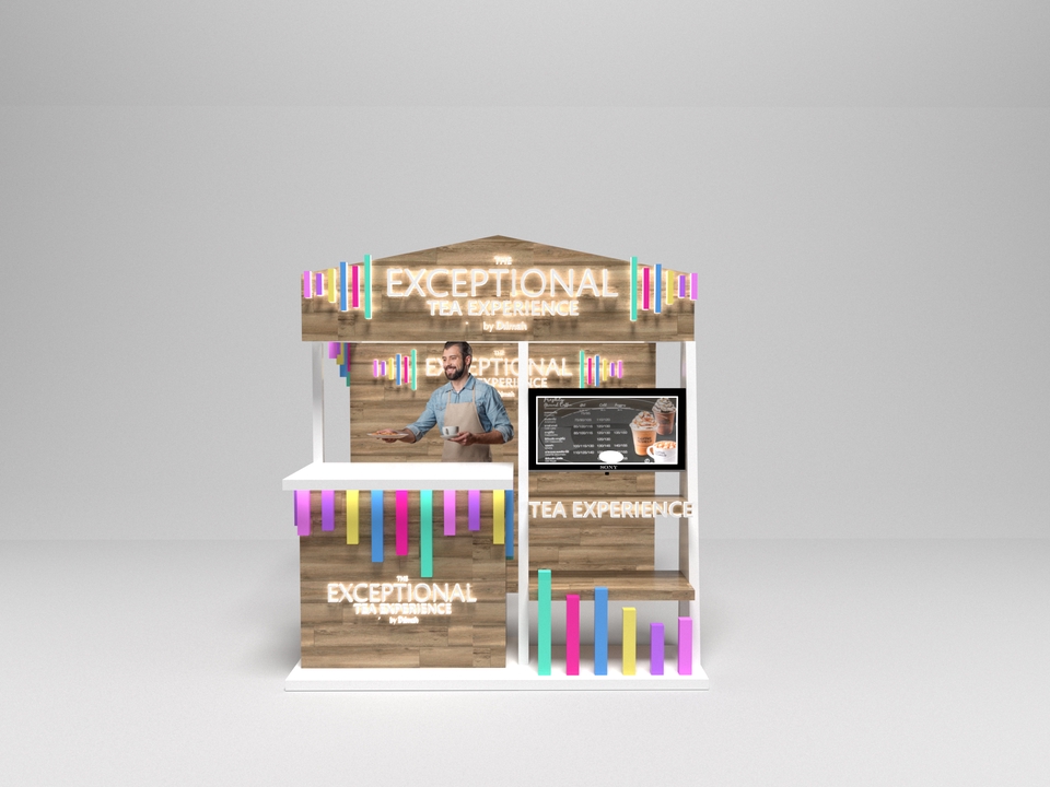 ออกแบบตกแต่งภายในและภายนอก - รับออกแบบ 3D - Kiosk, ดิสเพลย์, บูธ - 10