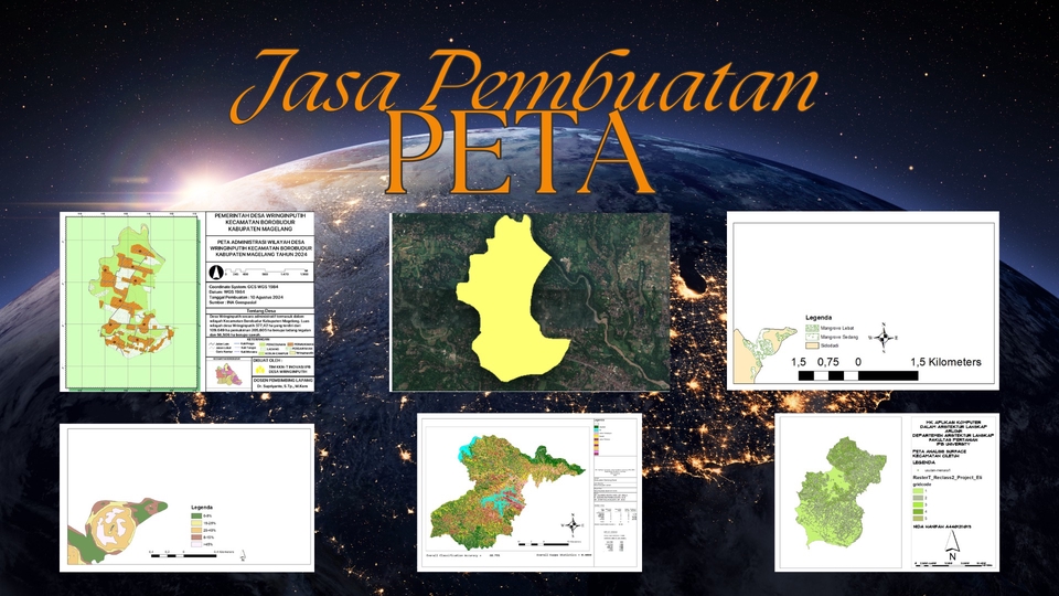 Pemetaan pada aplikasi ArcGIS