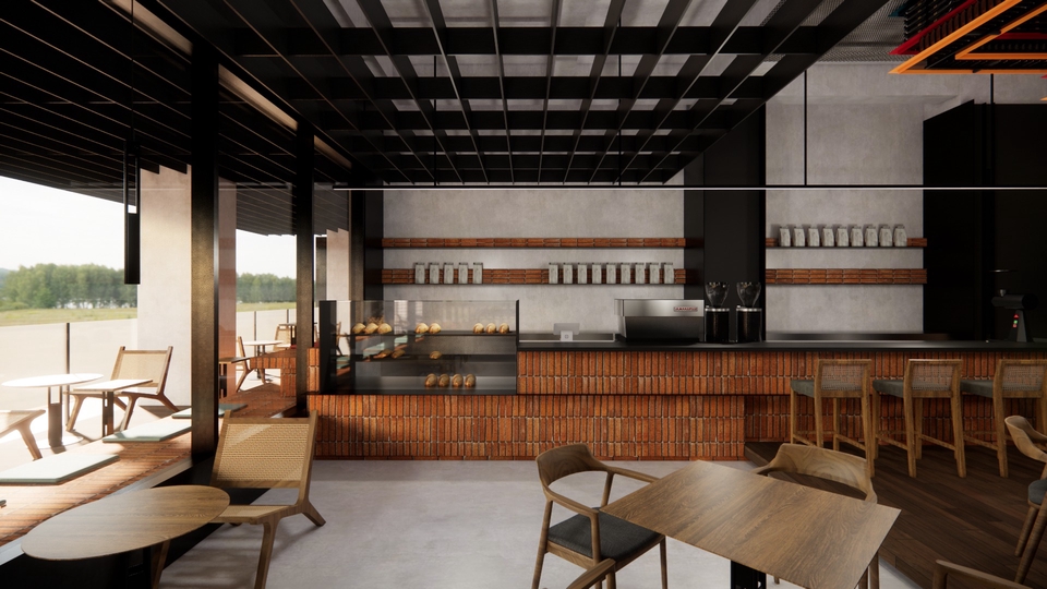Jasa Desain Interior, Exterior Bangunan dan Render 3D - Desain Interior Cafe, Toko, Kantor, GYM dll