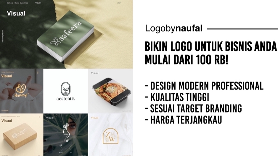 Logo - Desain logo simple kekinian mulai dari 100 ribu aja - 1