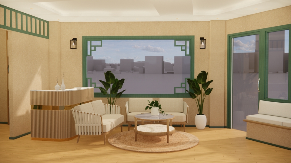 ออกแบบ 3d perspective รับทำภาพ 3d สำหรับร้านค้า