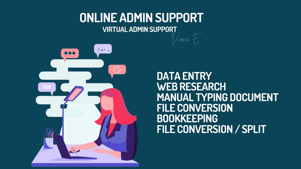 Jasa Input Berbagai Jenis Data Entry Online - Saya akan menjadi Virtual Admin Anda dan melakukan General Admin Task