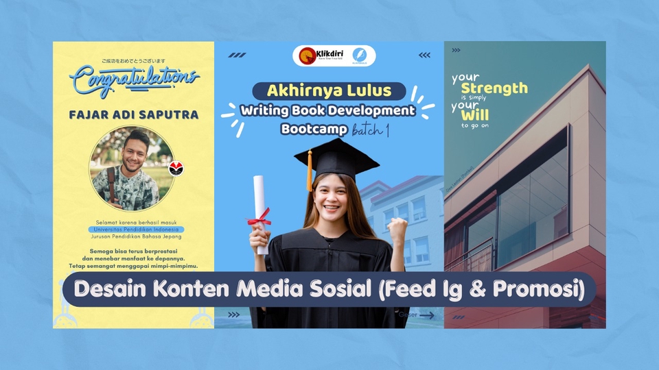 Banner Online - Desain Konten Media Sosial (Feed Instagram & Promosi) - 1