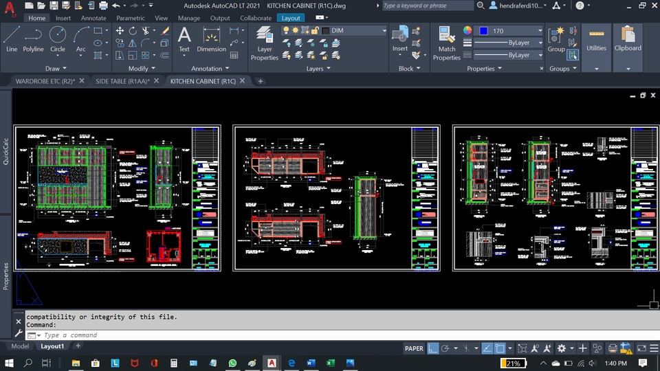 Desain Furniture - Spesialis Gambar Furniture (CAD) 24 Jam Selesai - 5