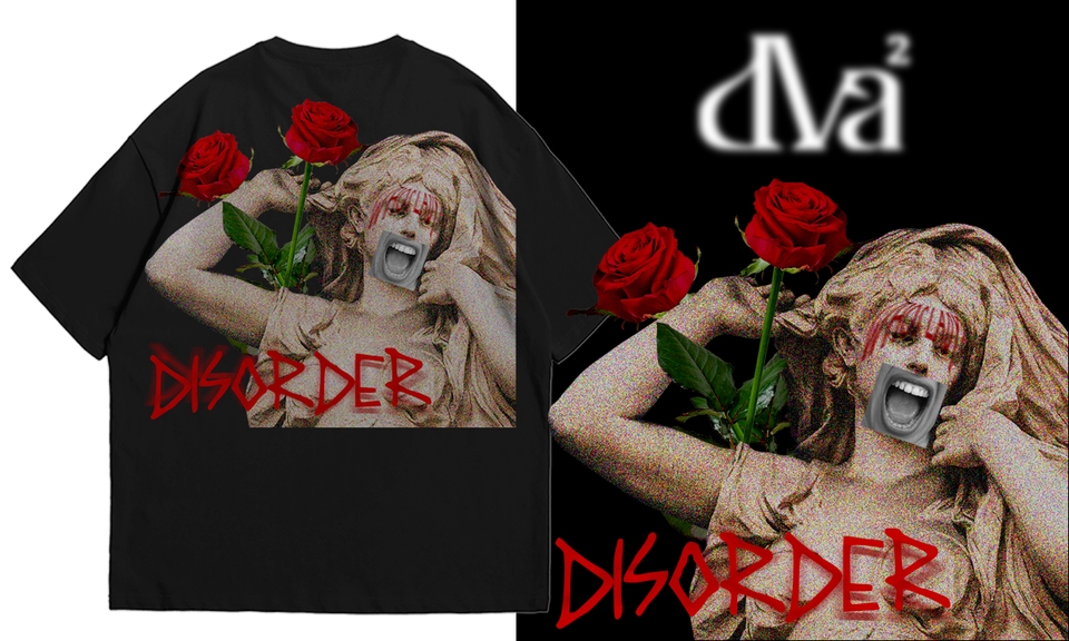 Desain kaos distro dengan motif wanita dan bunga, desain kaos custom, desain kaos pria, desain kaos wanita, jasa desain kaos, desain baju distro, desain baju custom, desain baju pria, desain baju wanita.