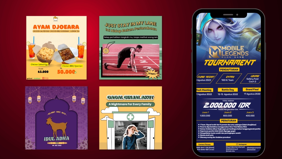 Banner Online - Desain Konten Promosi Feeds Instagram/Social Media Desain untuk UMKM - 3