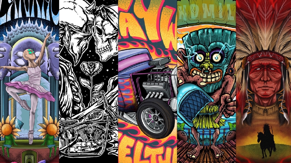 Desain Kaos & Motif - DESAIN ILUSTRASI KAOS DAN CLOTHING - 4