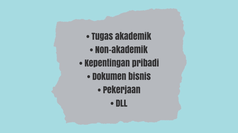 Pengetikan Umum - Jasa Pengetikan Ulang Dokumen Inggris & Indonesia - 2