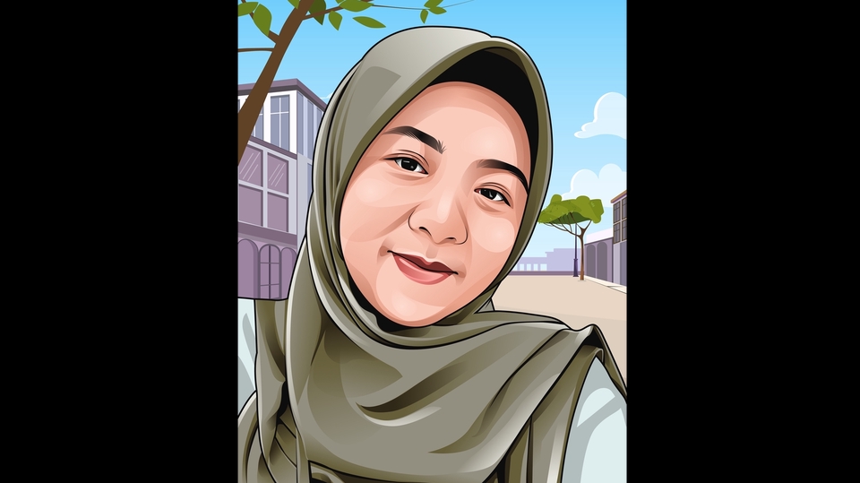 Gambar Potret - Desain Vector Portrait, 12 Jam Langsung Jadi - 3