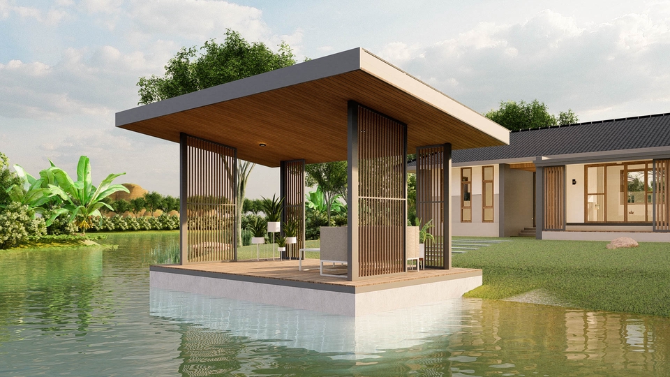 3D Perspective - "Render ONLY" 3d Perspective : Exterior/Interior  - 9