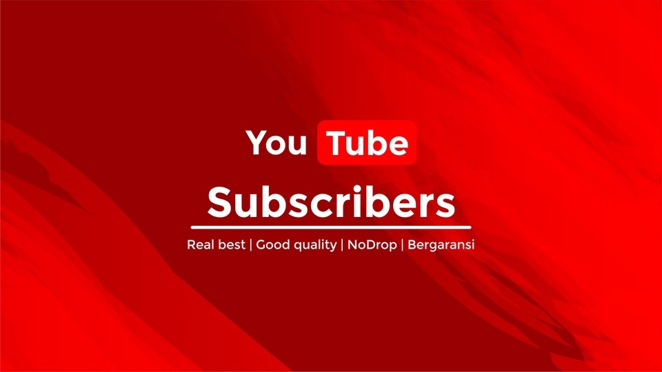 Jasa Tambah Followers dan Likes Sosial Media Terpercaya - Subscribers Youtube Natural Permanen No Drop - HIGH QUALITY