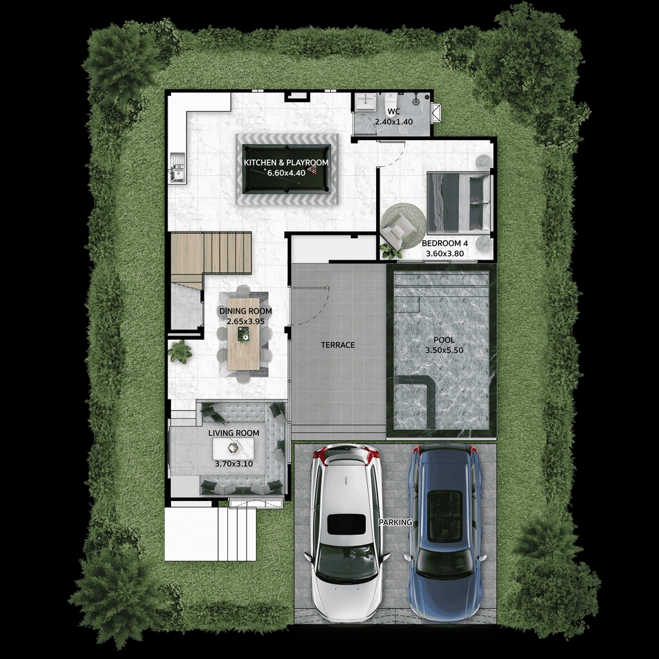 3D Perspective - รับขึ้นโมเดล 3D สถาปัตยกรรม / เขียนแบบ / Render ทัศนียภาพภายนอกหรือภายใน/อื่นๆ - 7