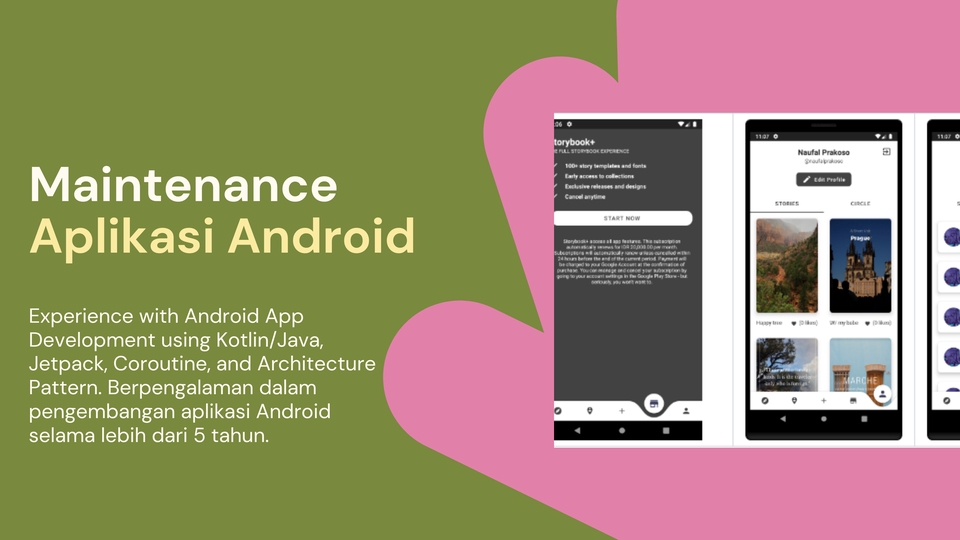 Aplikasi Ponsel - Maintenance Aplikasi Android (Kotlin/Java, MVVM, Dagger, Firebase, SQLite, MVP) - 1