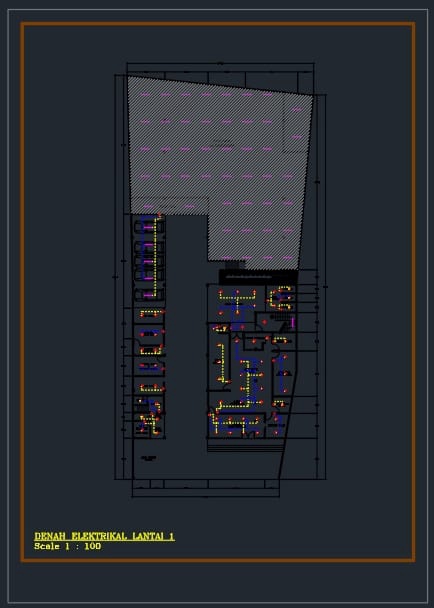 CAD Drawing - Gambar Kerja IMB Rumah Tinggal , Ruko, Kantor, Mess- 5000/m2 - 6