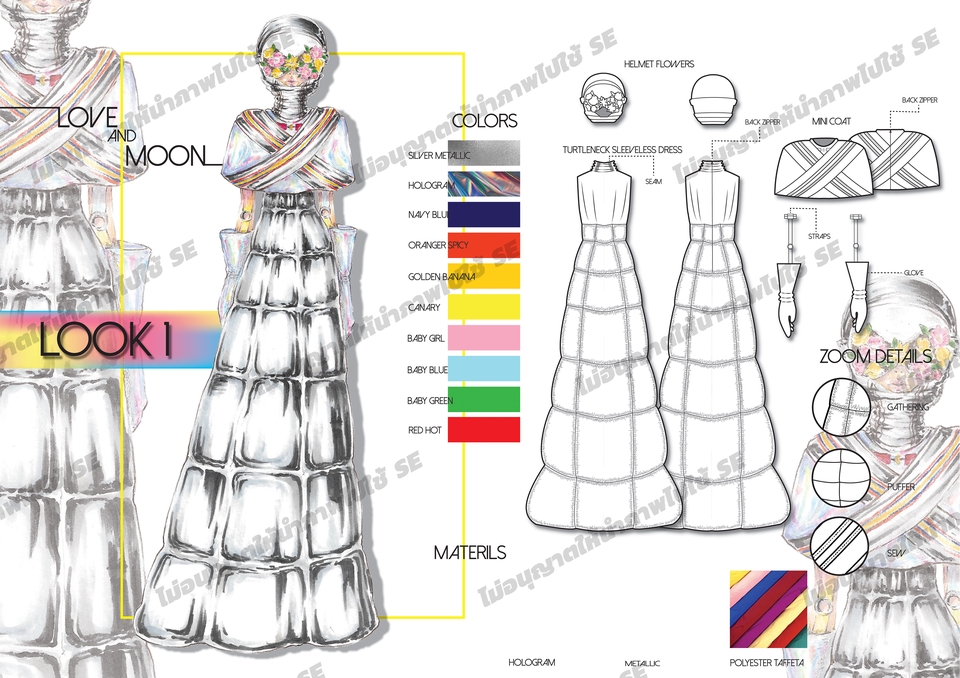 วาด/ออกแบบแพทเทิร์นเสื้อผ้า - รับวาด fashion illustration ออกแบบเสื้อผ้า ออกแบบลายผ้า ออกแบบกระเป๋า รับทำแบรนด์แฟชั่น - 23