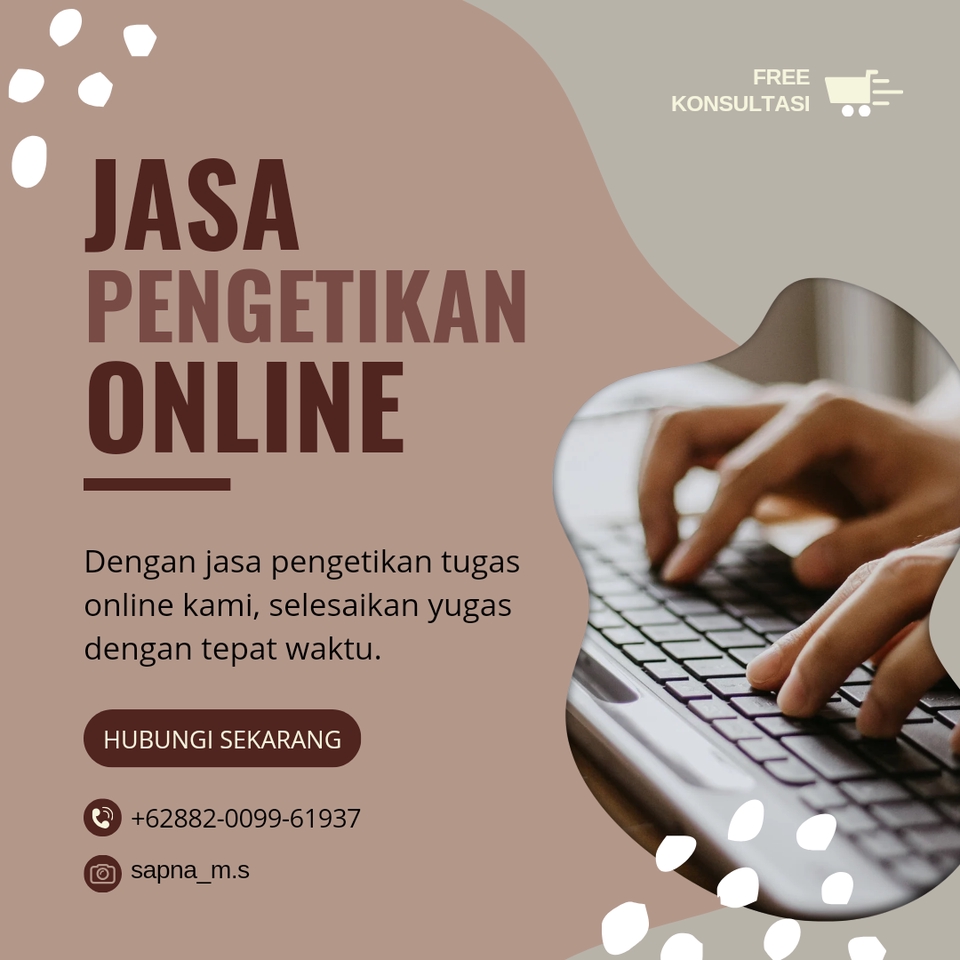 Jasa pengetikan online, ketik tugas, makalah, proposal, skripsi, dokumen dengan harga terjangkau.