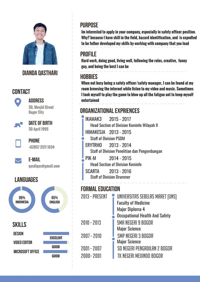 Portfolio & Resume - [Professional] Desain CV/Resume, Kartu Nama, Kartu Ucapan, Undangan Digital Modern. 24 JAM - 3