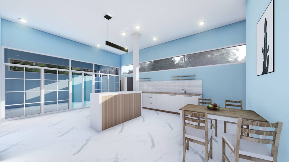 ออกแบบแปลน - ออกแบบร้านอาหาร/ห้องแถว/รีสอร์ท/บ้านสไตล์ Minimal และ Modern - 8