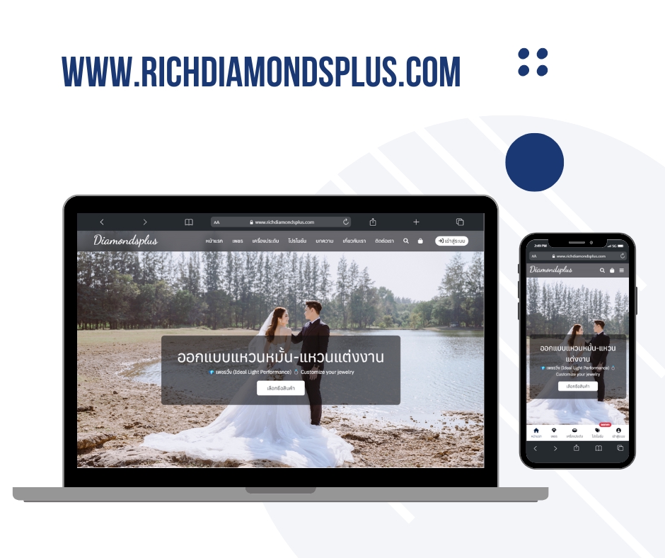 รับทำเว็บไซต์ ขายของออนไลน์ เว็บไซต์อีคอมเมิร์ซ รับออกแบบเว็บไซต์ สวยงาม พร้อมบริการดูแลหลังการขาย ราคาถูก เว็บสำเร็จรูป website e-commerce